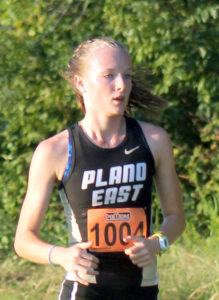 Greg Ford/Murphy Monitor Junior Martha Brown established a new school record in her first meet this season, taking third at Plano Invitational. She then took second last Saturday at the Raider Invitational.