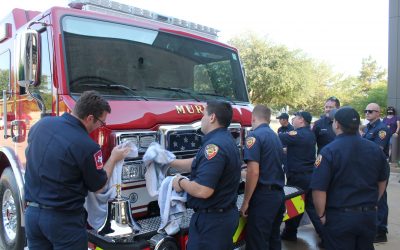 Fire department does ceremony for new engine