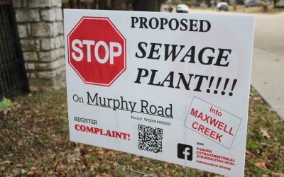 Residents, elected officials speak against wastewater plant