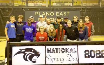 Plano East athletes sign national letters of intent