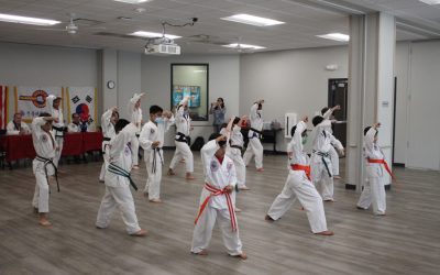 Murphy martial artists test for promotion