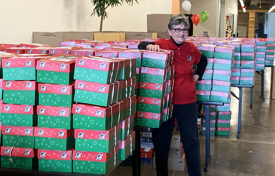 Shoebox gift drive collects over 17,500
