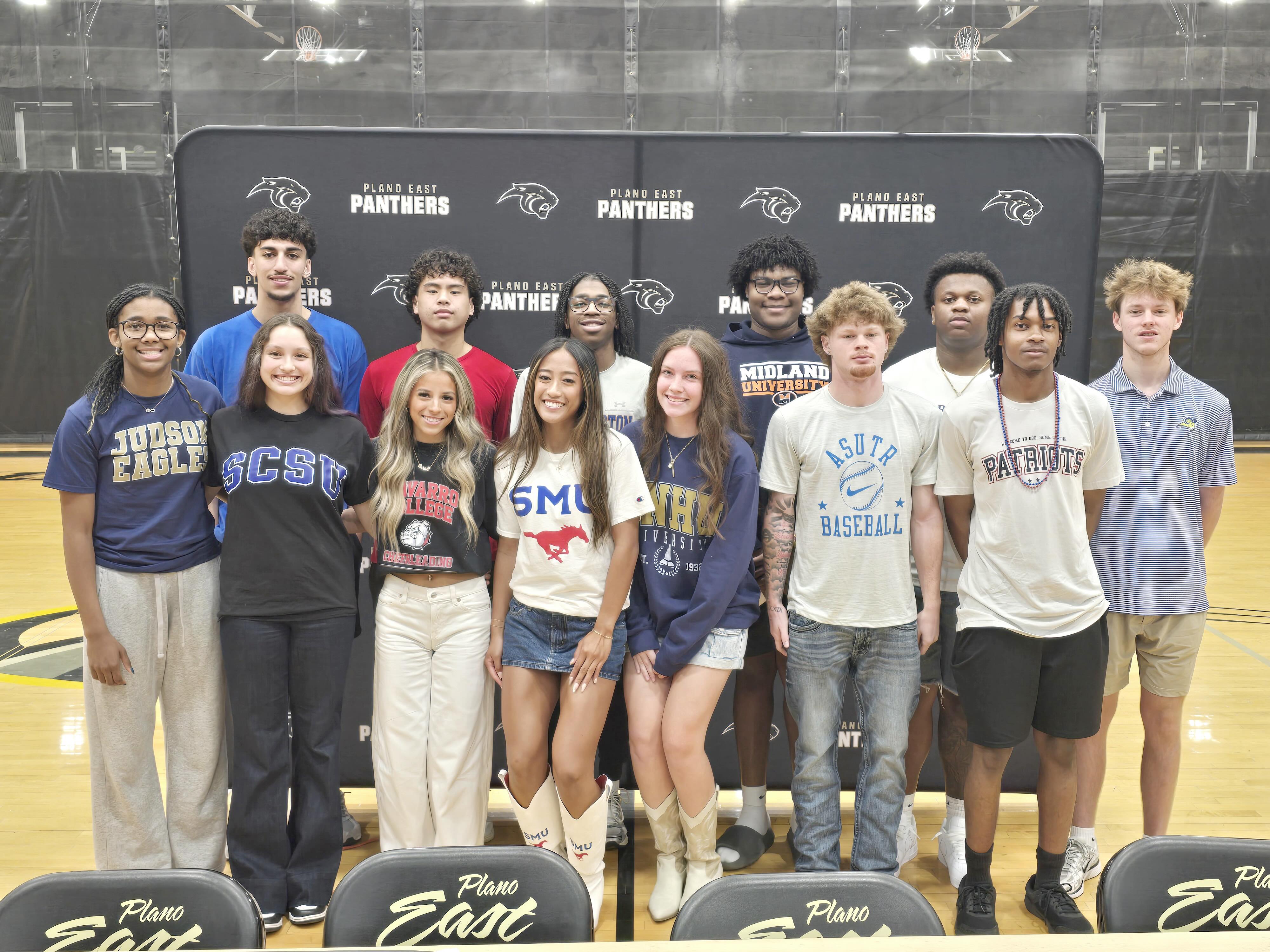 Taking the next step: Thirteen seniors at Plano East sign with colleges